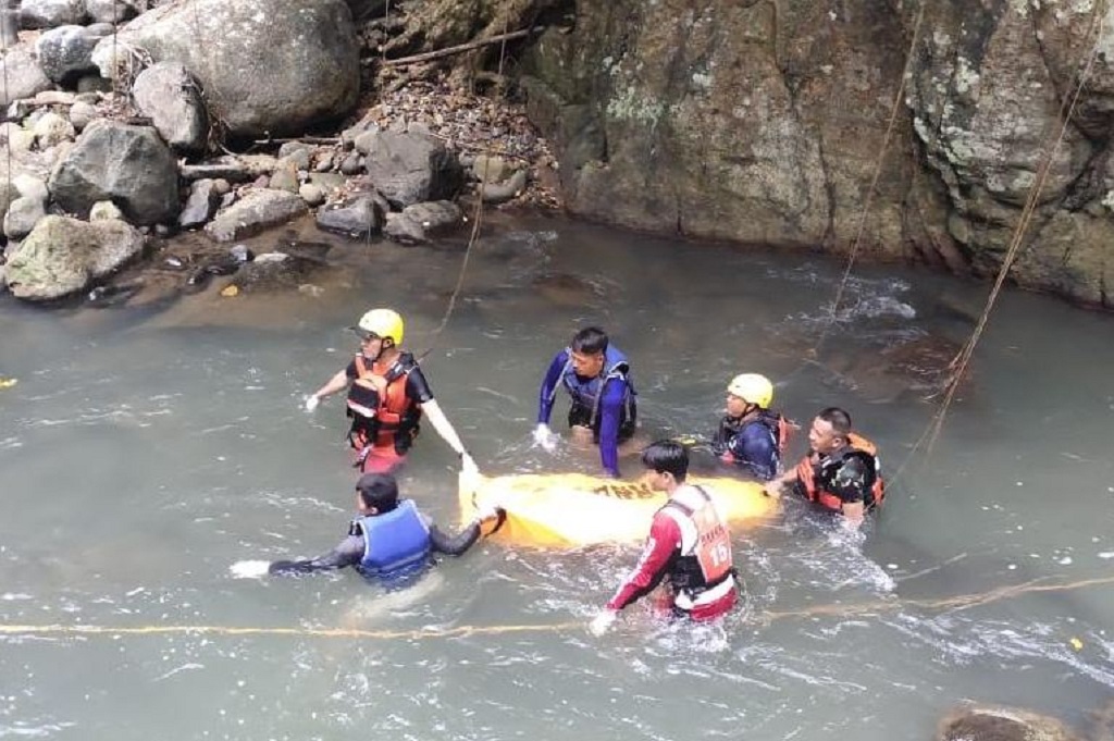 Tragis! 2 Remaja Bandar Lampung Tewas Tenggelam di Air Terjun Lubuk Law Pesawaran