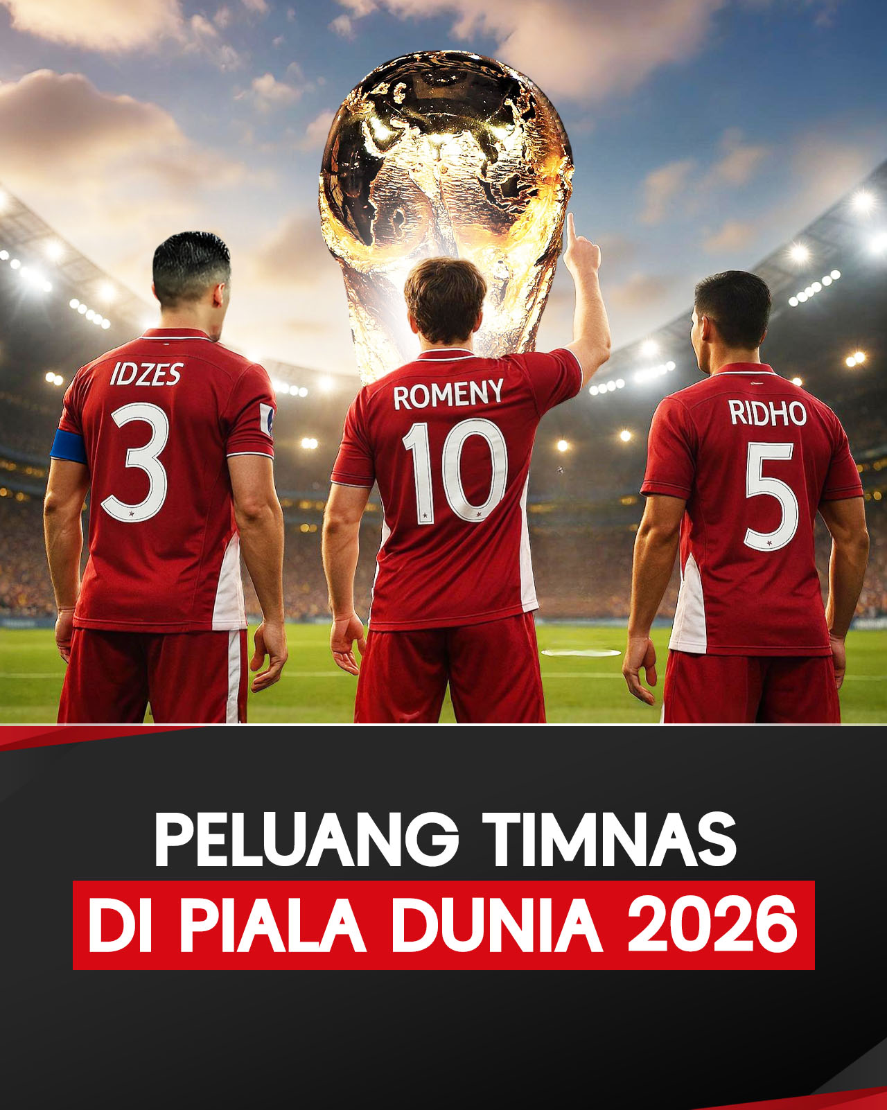Infografis Peluang Timnas Indonesia di Piala Dunia 2026, 6 Tim Berebut Tiket!