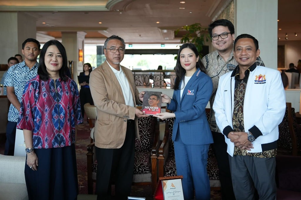 Dukung Kedua Negara, Ketum Partai Perindo Angela Tanoesoedibjo dan Wamenhan Malaysia Adly Zahari Jalin Dialog Hangat