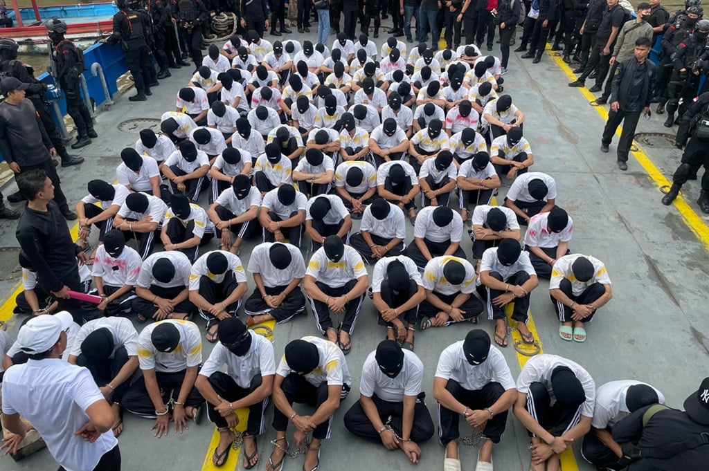 100 Napi Narkoba High Risk Dipindah ke Nusakambangan, Ini Penampakannya