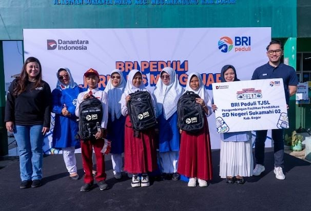 Dukung Kualitas Pendidikan, BRI Peduli Ini Sekolahku Bantu Renovasi SD di Bogor