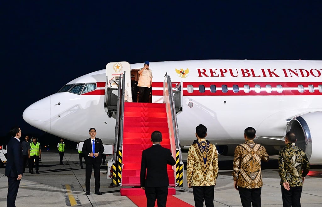 Presiden Prabowo Bertolak ke Singapura, bakal Bertemu PM Lawrence Wong