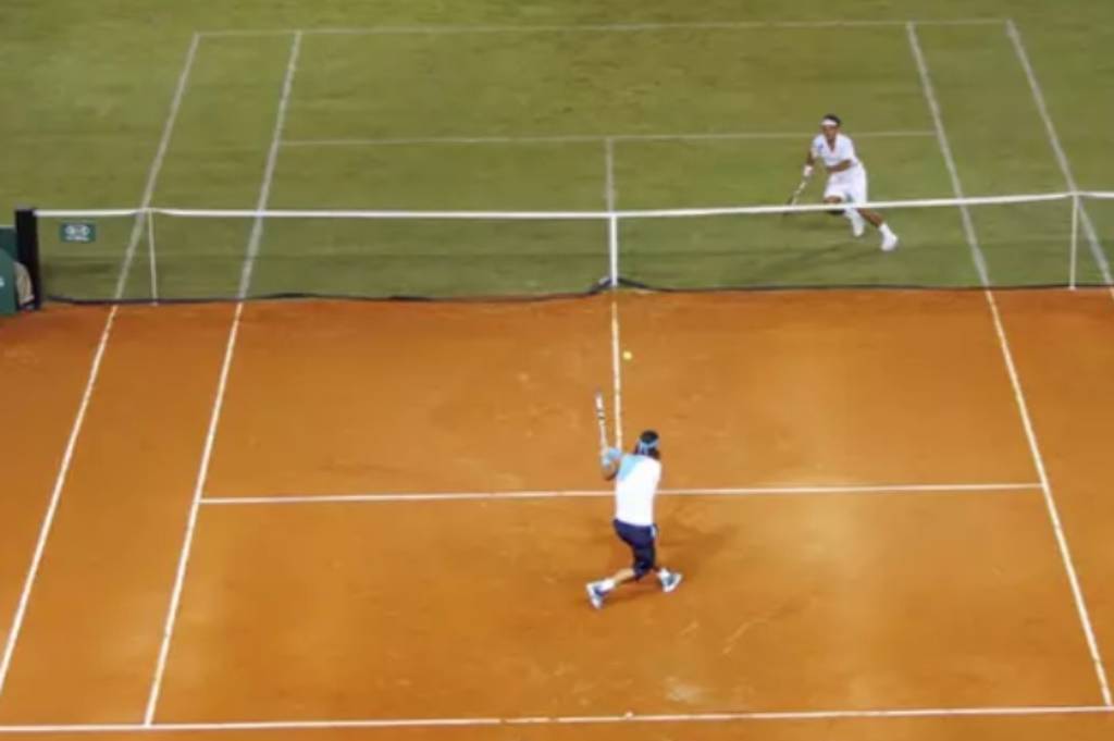 Momen Langka! Kisah Duel Rafael Nadal vs Roger Federer di Lapangan Ajaib Seharga Rp22 Miliar