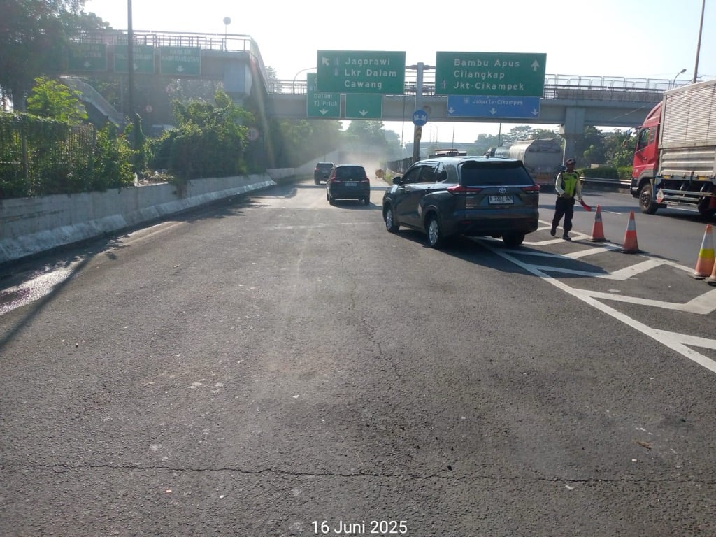 Usai Rekonstruksi, Akses Terowongan Kampung Rambutan Tol JORR Mulai Dibuka