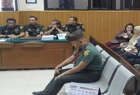 Pengakuan Mengejutkan Peltu Lubis saat Sidang Penembakan 3 Polisi Lampung
