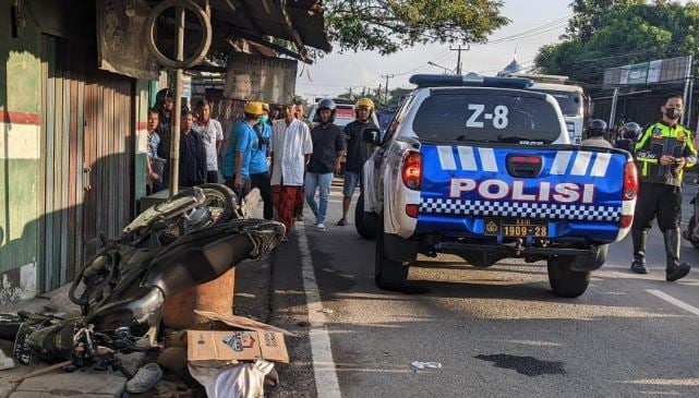 Kecelakaan Maut di Serang, Pemotor Tewas usai Tertabrak Truk