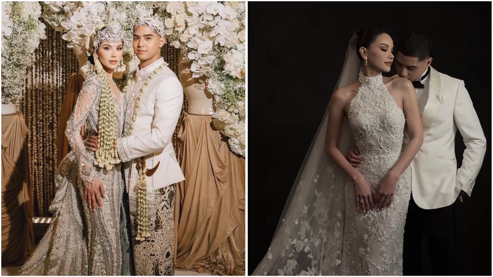 Alyssa Daguise di Hari Pernikahan: Akad Pakai Kebaya Tex Saverio, Resepsi Dress Hian Tjen!  