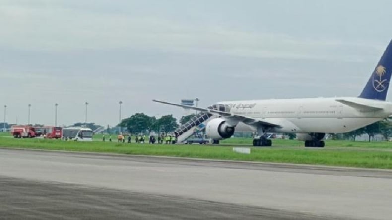 Breaking News: Ada Ancaman Bom, Pesawat Saudi Airlines Mendarat Darurat di Bandara Kualanamu