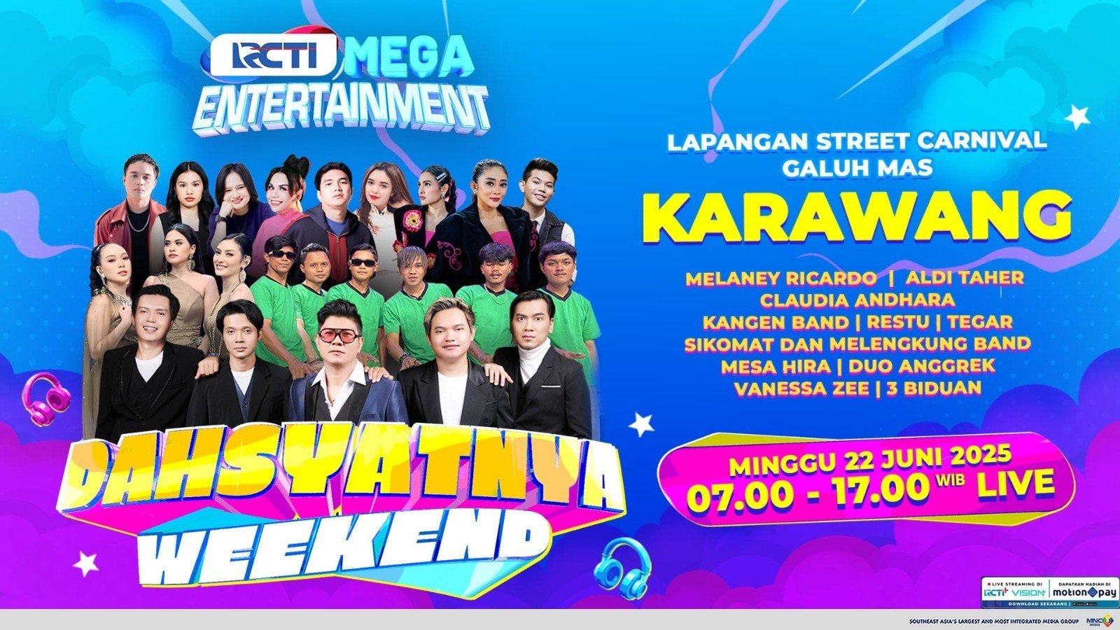Panggung Dahsyatnya Weekend Bersama Kangen Band hingga Mesa Hira Siap Guncang Karawang di Akhir Pekan!
