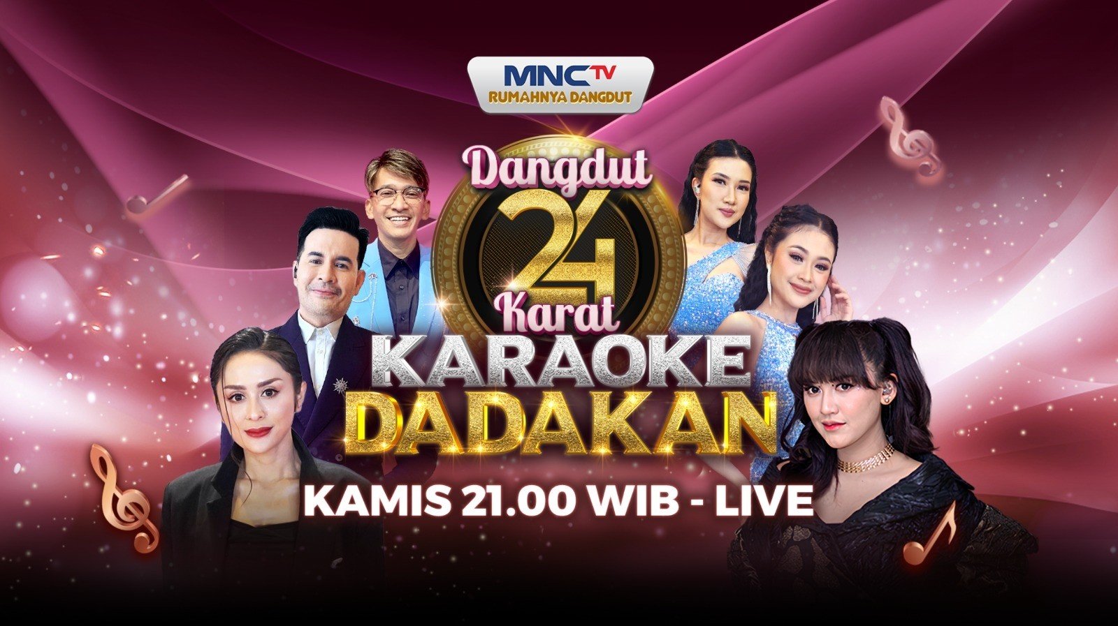 Panggung Seru untuk Pasangan Pejuang Mimpi setiap Kamis, Saksikan Dangdut 24 Karat Karaoke Dadakan di MNCTV