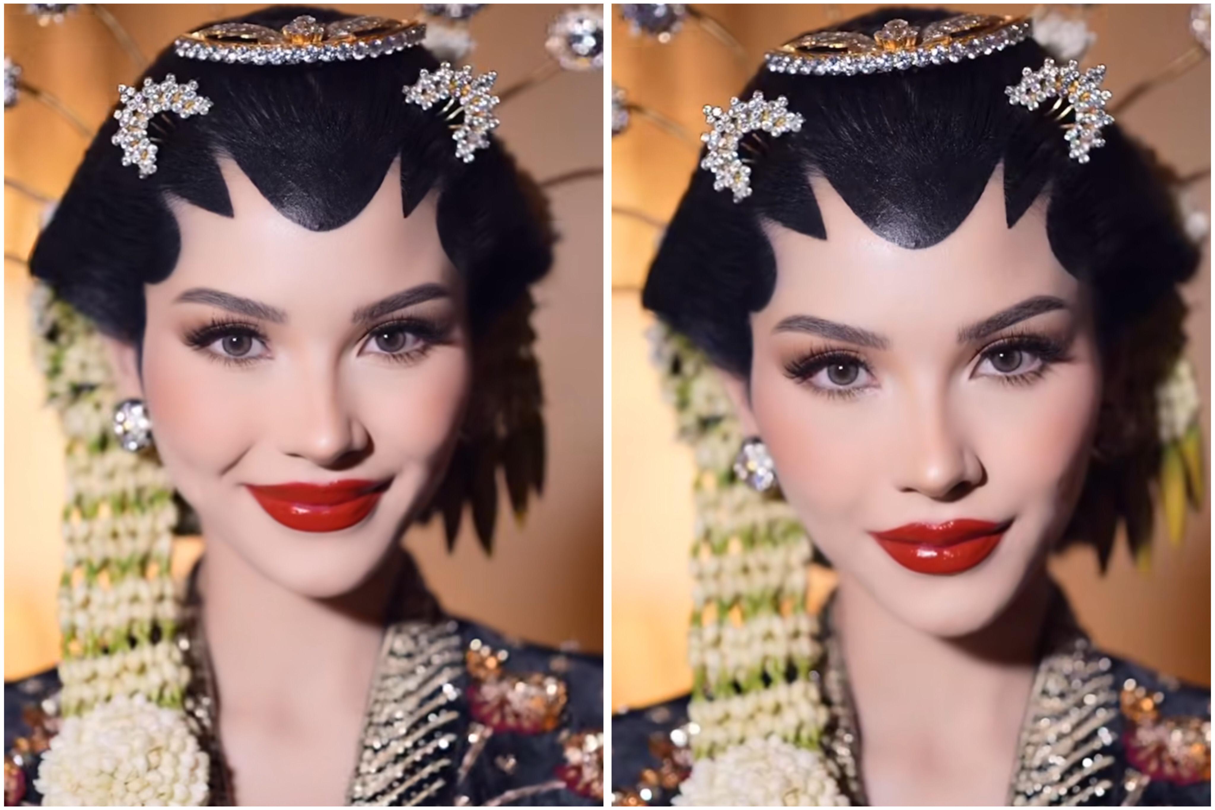 Kecantikan Paripurna Alyssa Daguise di Tangan Bennu Sorumba, dari Akad Nikah hingga Ngunduh Mantu 