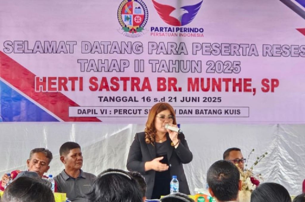 Legislator Partai Perindo Deliserdang Herti Sastra Perjuangkan Solusi Infrastruktur dan Lingkungan