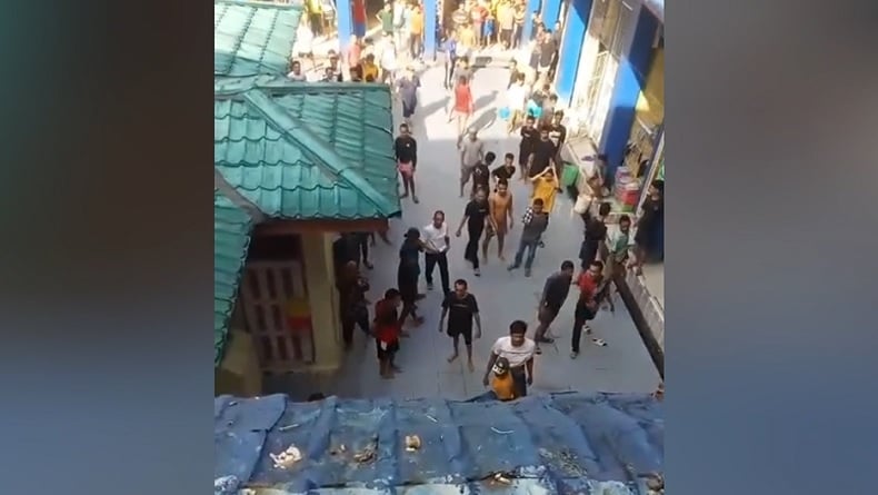 Viral Video Narapida Lapas Baubau Dianiaya Petugas Berujung Kericuhan