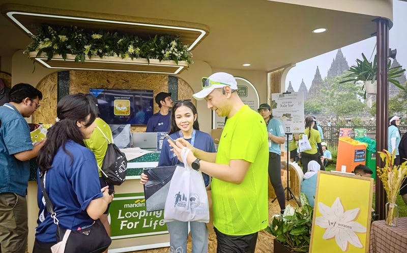 Bank Mandiri Sukses Akselerasi Gerakan Hijau di Mandiri Jogja Marathon 2025