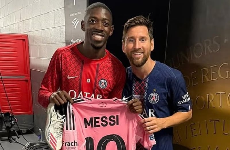 Ditendang PSG, Jersey hingga Sepatu Lionel Messi Diminta Ousmane Dembele