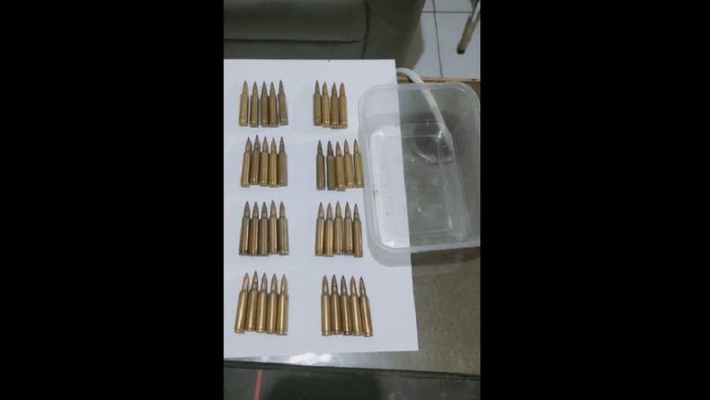 Penampakan Temuan Puluhan Peluru di Kedai Ayam Semarang, Diduga Produksi PT Pindad