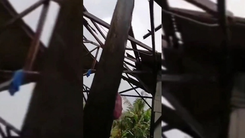 72 Rumah di Lampung Selatan Rusak Diterjang Puting Beliung, Terbanyak di Desa Sumber Nadi