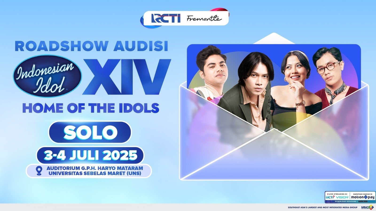 Solo Jadi Kota Pertama Audisi Indonesian Idol XIV: Warga Solo Tunjukkan Suaramu!