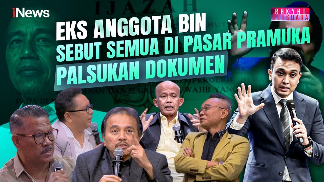 Eks Anggota BIN Blak-blakan Sebut Pasar Pramuka Tempat Bikin Dokumen Palsu! 