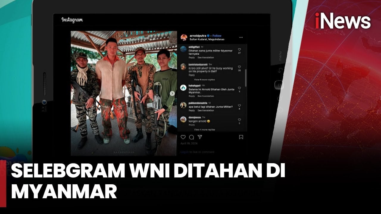 Selebgram Indonesia Berinisial AP Ditahan di Myanmar, Benarkah Arnold Putra?