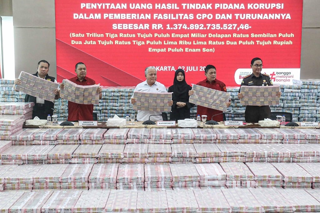Tak Hanya Disita, Uang Rp1,3 Triliun Jadi Bagian Memori Kasasi Kasus Ekspor CPO