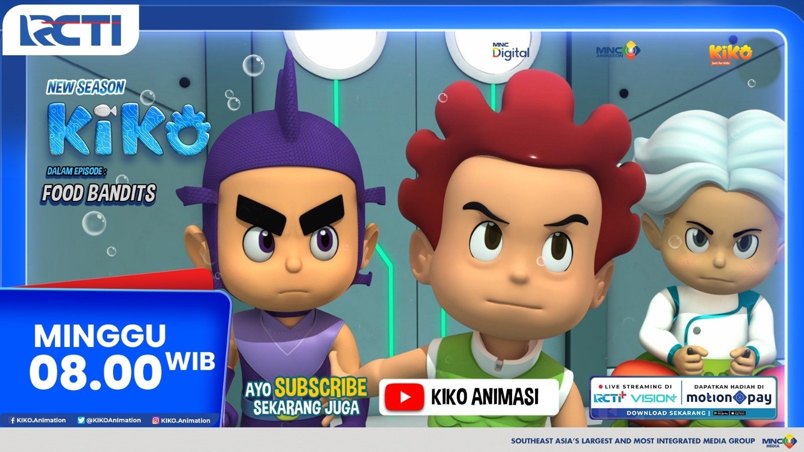 KIKO Season 4 Episode Food Bandits - Minggu, 6 Juli 2025 Pukul 08.00 Pagi di RCTI