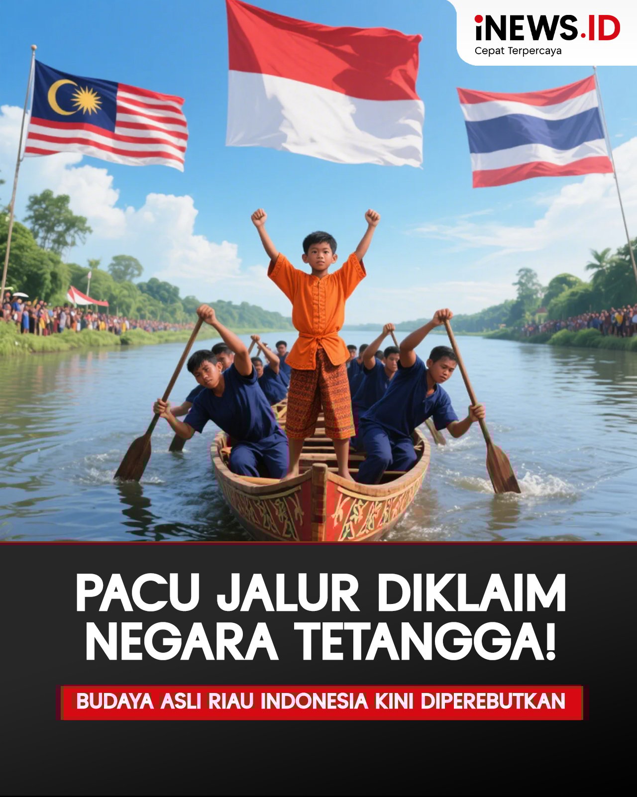 Infografis Heboh Pacu Jalur Riau Diklaim Milik Malaysia hingga Thailand