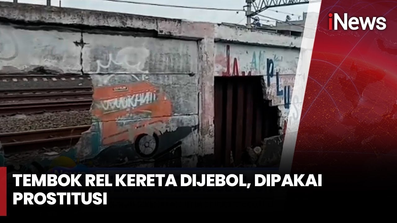 Viral Lokasi Prostitusi Ditemukan di Pinggir Rel Kereta Stasiun Jatinegara