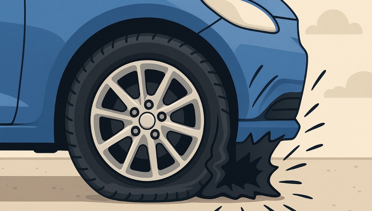 Cegah Ban Mobil Pecah seperti Dialami Diogo Jota, Ini Pentingnya Periksa Tekanan Angin 