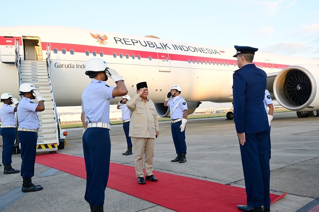 Presiden Prabowo Tiba di Brasil, bakal Hadiri KTT BRICS 2025