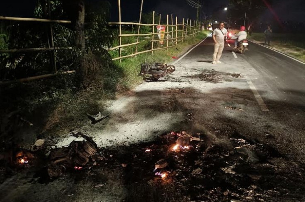 4 Pesilat Anggota PSHT Sukoharjo Luka Parah Dibacok OTK, 2 Motor Dibakar