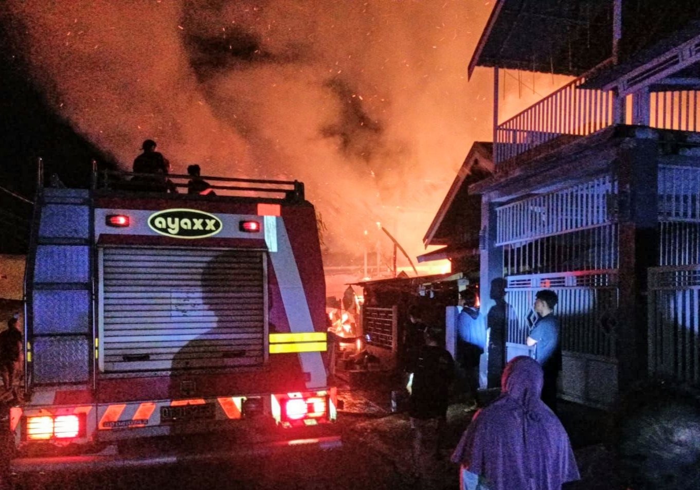 Kebakaran di Kolaka, 13 Rumah Ludes Dilalap Api hingga Rata Tanah