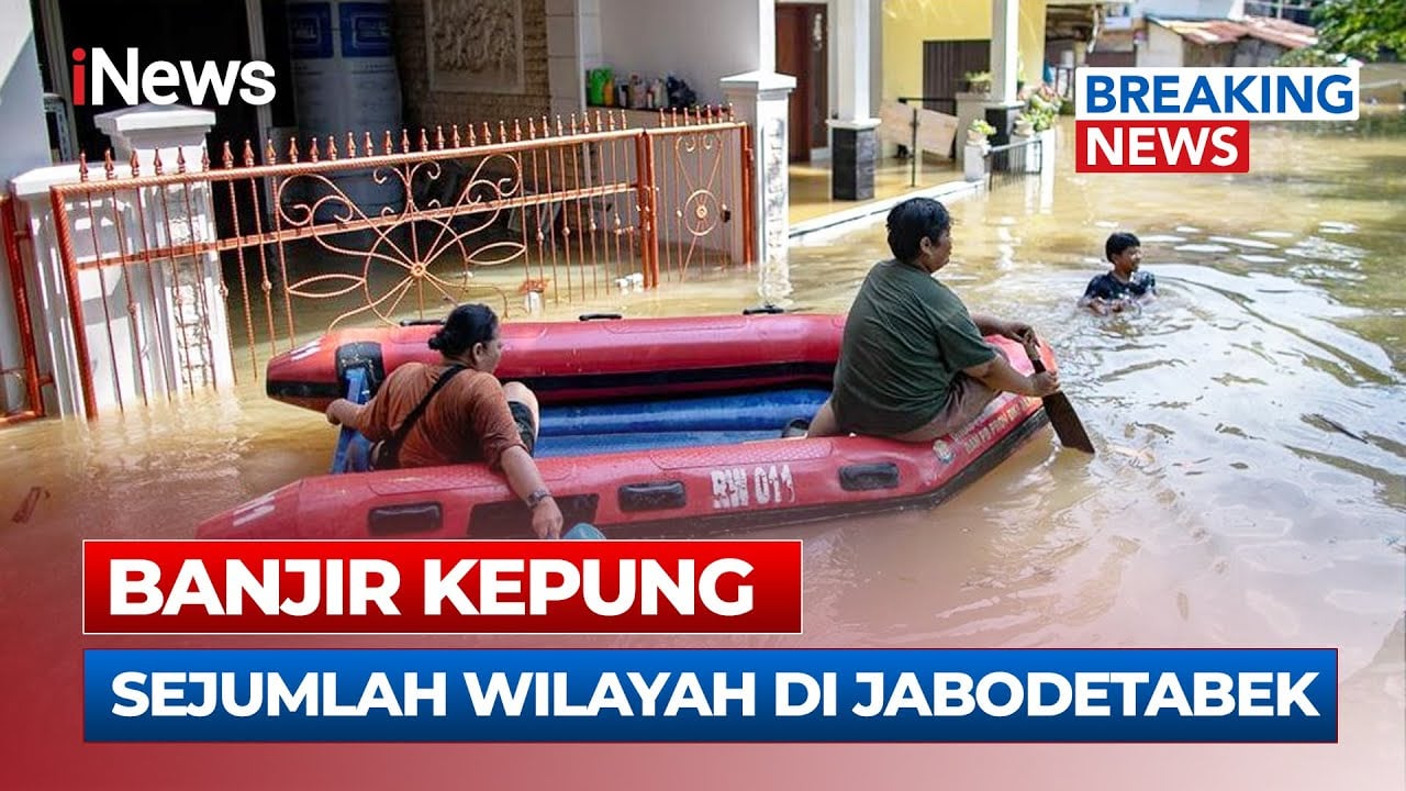 Kabar Terbaru Banjir Jabodetabek, 9 Ribu Orang Mengungsi