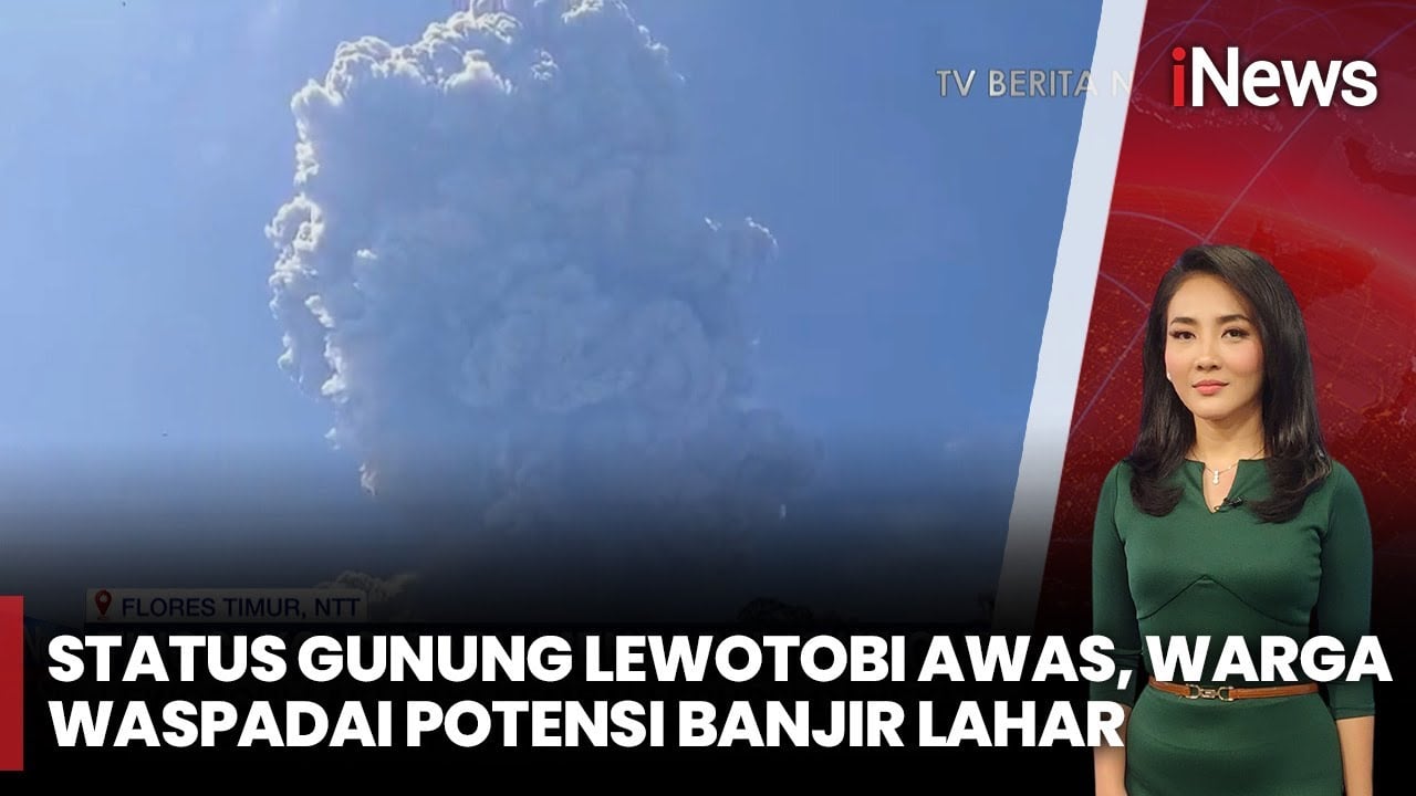 Kabar Terbaru Gunung Lewotobi Laki-Laki yang Kembali Erupsi Dahsyat