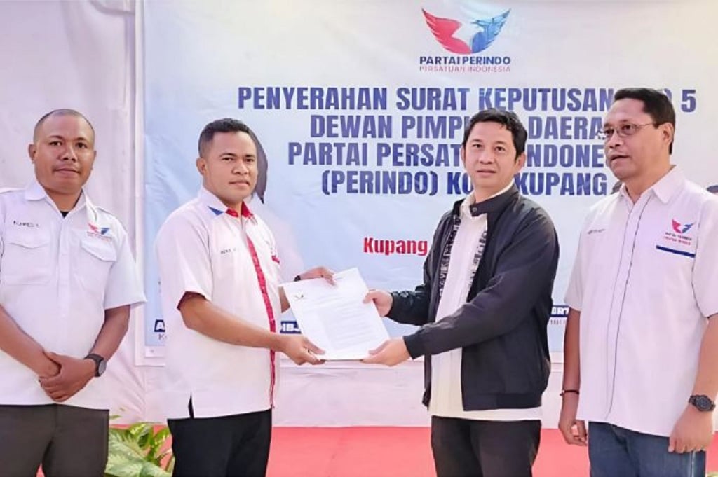Otniel Benyamin Selan Pimpin Partai Perindo Kota Kupang, Kerja Keras Perjuangkan Aspirasi Rakyat