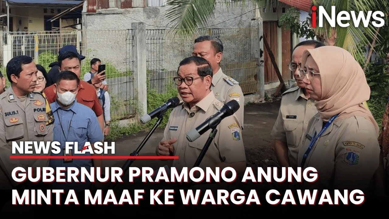 Pramono Belum Tidur Semalaman gegara Urus Banjir Jakarta