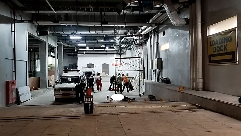 Tragis! Pekerja Bangunan Tewas Jatuh dari Atap Mal di Mojokerto, Kondisi Mengenaskan
