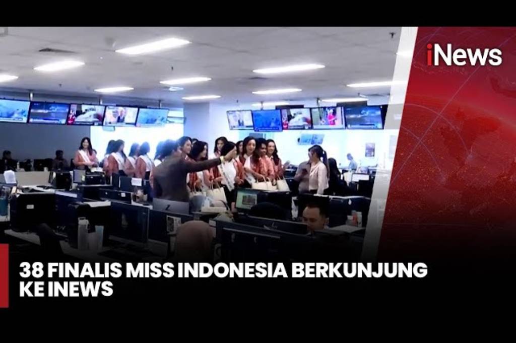 38 Finalis Miss Indonesia 2025 Kunjungi iNews Tower untuk Belajar Jurnalistik