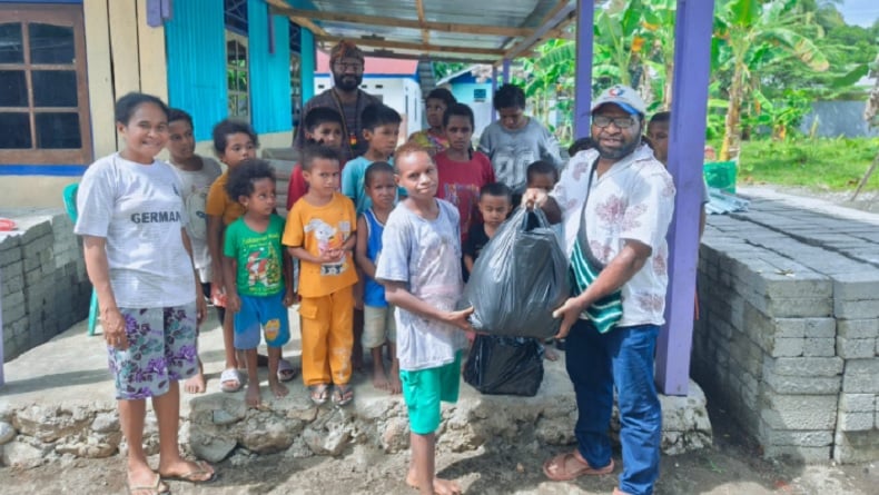 Peduli Masa Depan Anak Papua Tengah, Perindo Berbagi Kasih di Panti Asuhan Kalibobo