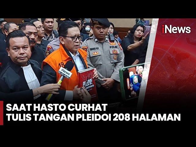 Hasto Kristiyanto Mengaku Dizalimi, Tuntut Balik Keadilan dalam Sidang Pleidoi