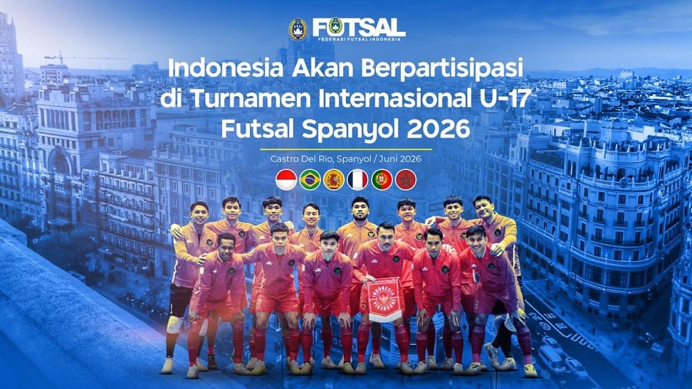 Timnas Futsal Indonesia U-17 Ikut Kejuaraan Bergengsi di Spanyol! Tantang Brasil dan Portugal
