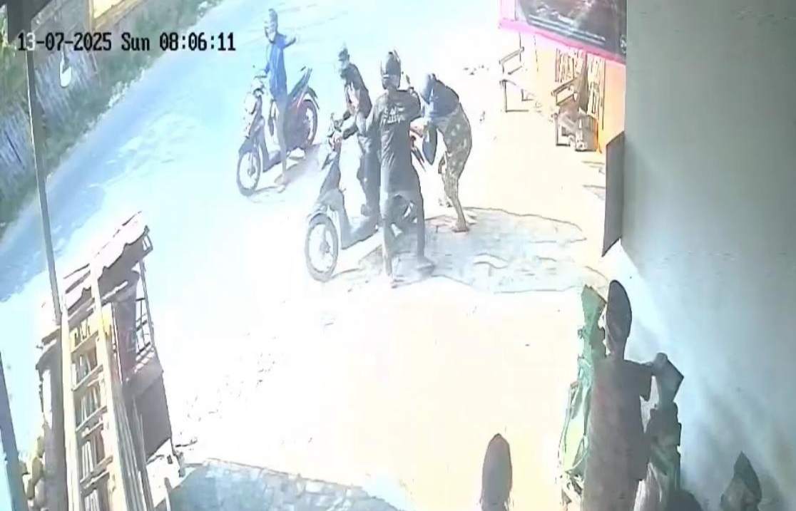 Detik-detik IRT di Bandar Lampung Dibegal, Ditodong Senpi Motor Dirampas