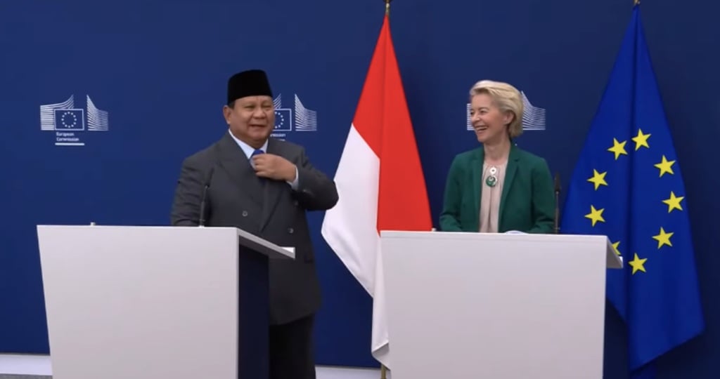 Prabowo Bertemu Presiden Komisi Eropa di Brussel, Umumkan Kesepakatan IEU-CEPA