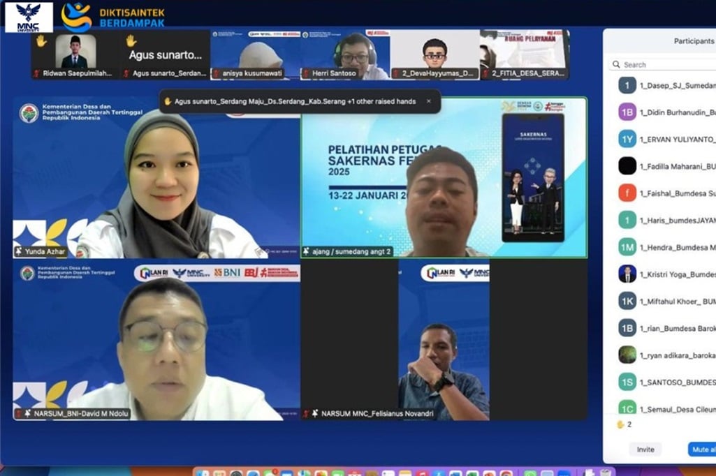 MNC University dan Kemendes PDT Gelar Pendampingan Digital untuk BUM Desa