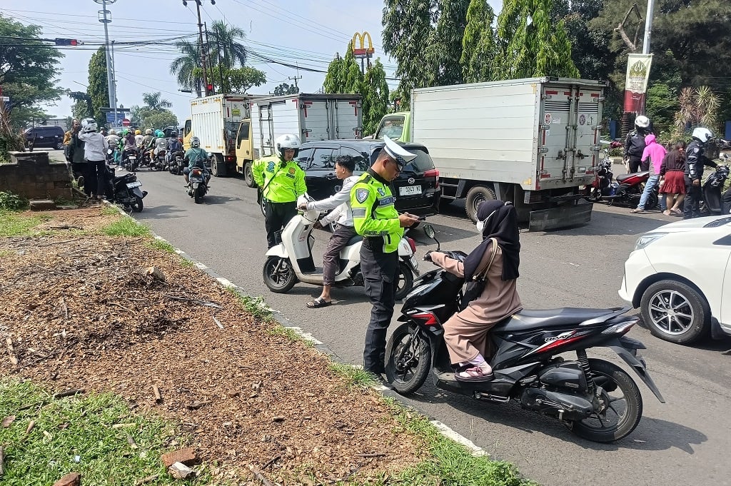 Operasi Patuh Lodaya di Bogor, 180 Pengendara Ditindak dalam 2 Jam