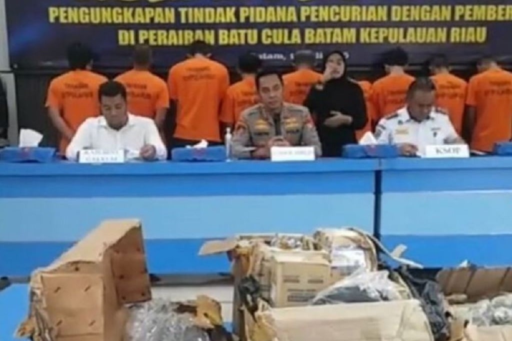 11 Perompak Kapal Asing Ditangkap Polda Kepri, Sudah Beraksi sejak 2017!