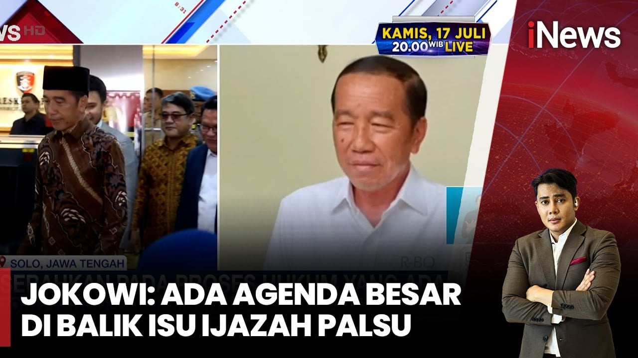 Jokowi Curiga Ada Agenda Besar di Balik Isu Ijazah Palsu