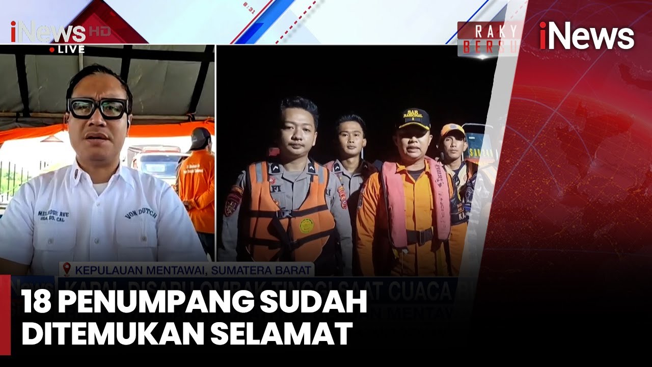 Update Kapal Rombongan DPRD Terbalik di Selat Sipora Mentawai, Semua Penumpang Selamat