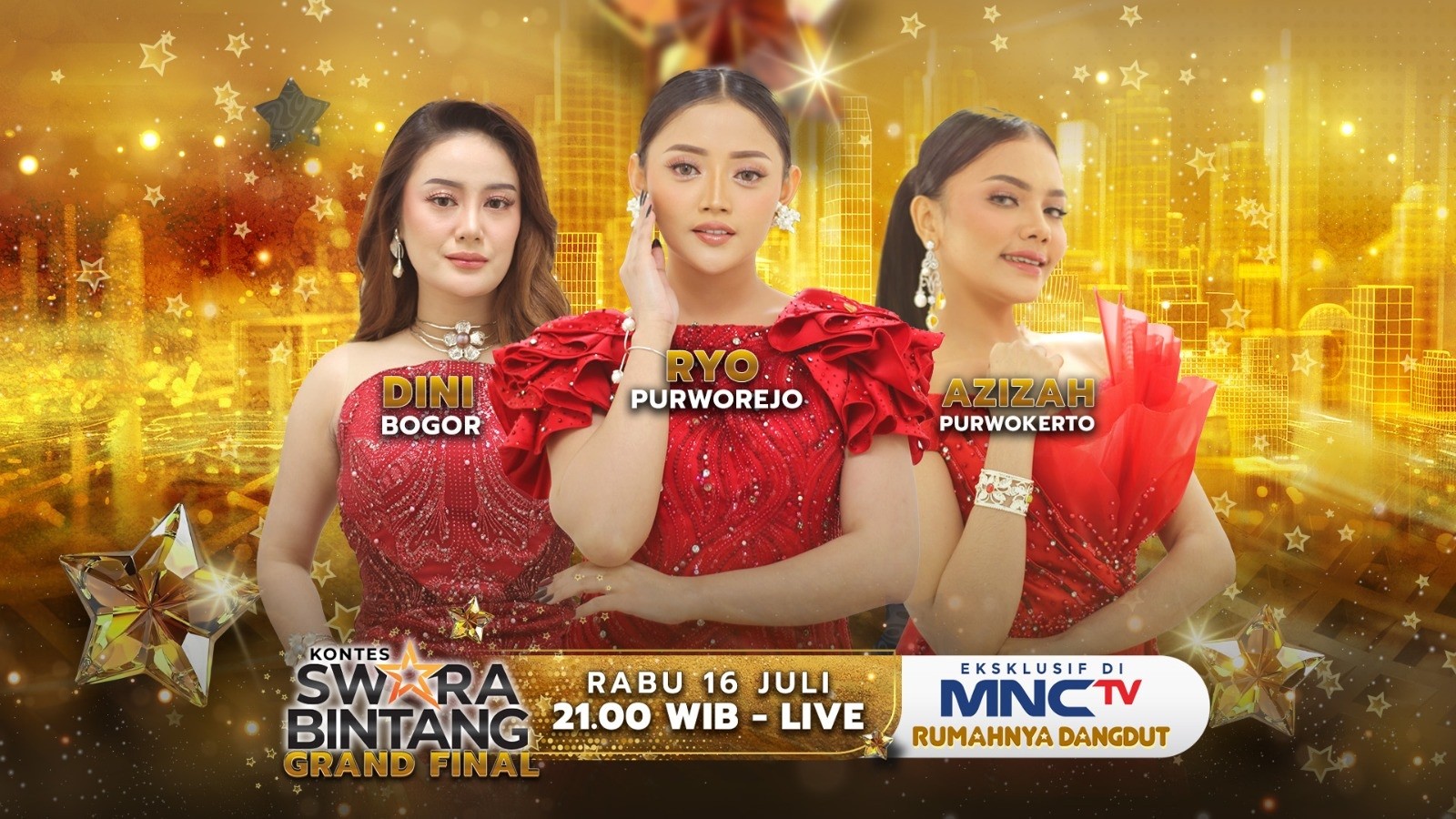 Ryo, Dini, dan Azizah Siap Bersaing Menjadi yang Terbaik di Grand final Kontes Swara Bintang 2025