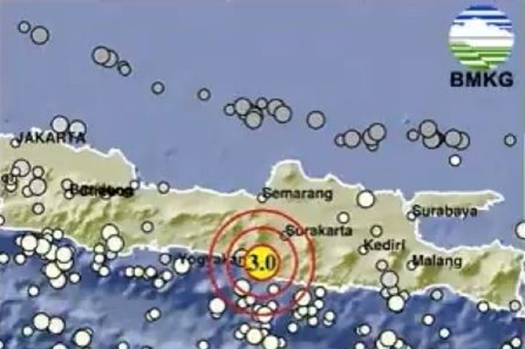Gempa Terkini Magnitudo 3,0 Guncang Bantul DIY